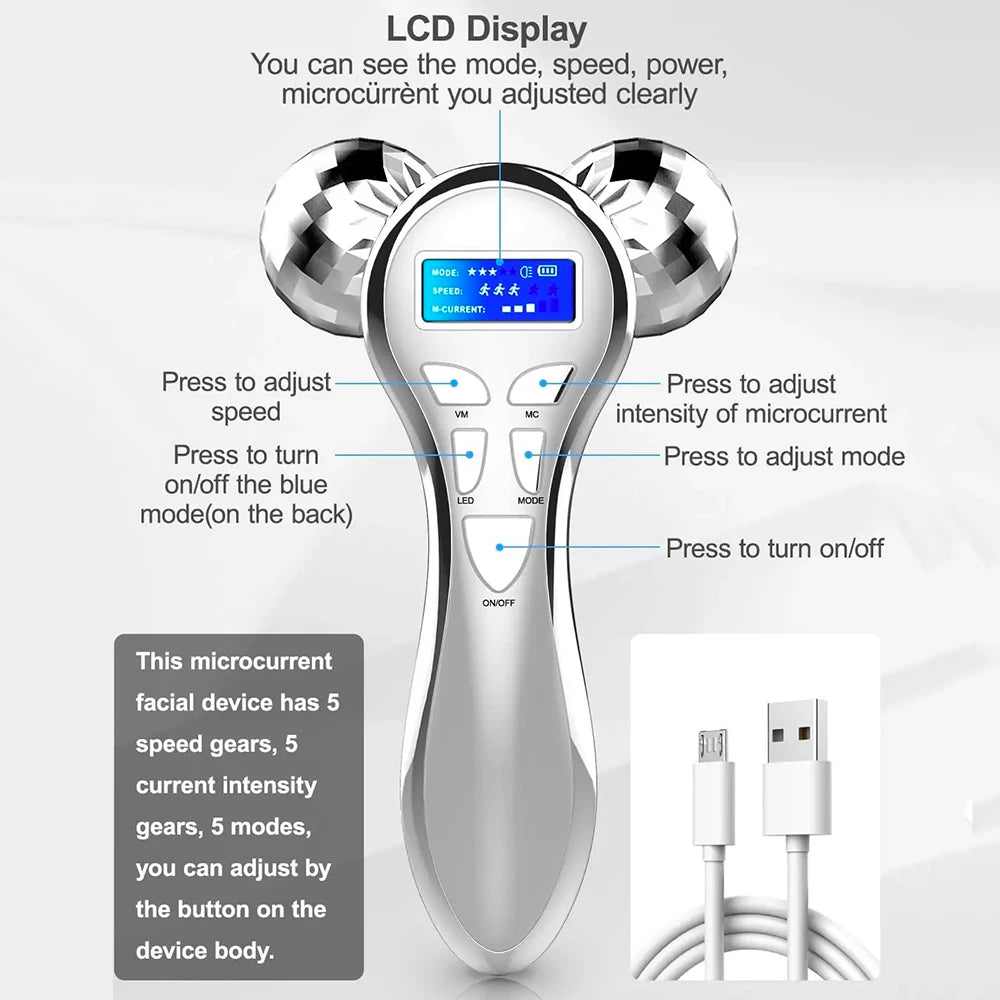 EMS Face Massager Roller